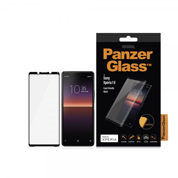 PanzerGlass Sony Xperia 1 II Skärmskydd CaseFriendly Curved Edges