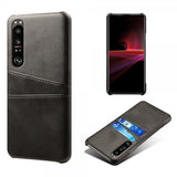 Sony Xperia 1 III Skal med två Kortfack Svart