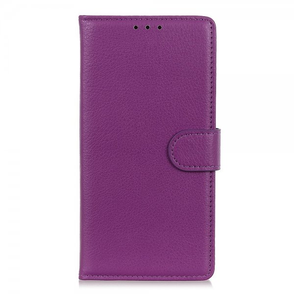 Sony Xperia 1 IV Fodral Litchi Lila