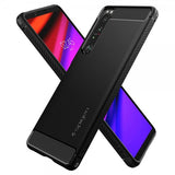 Spigen Sony Xperia 1 IV Skal Rugged Armor Matte Black