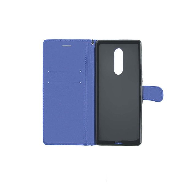 Sony Xperia 1 Fodral med Stativ Blå