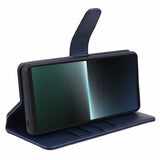 Nordic Covers Sony Xperia 1 V Fodral Essential Leather Heron Blue