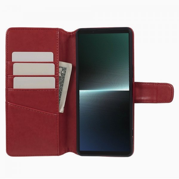 Nordic Covers Sony Xperia 1 V Fodral Essential Leather Poppy Red