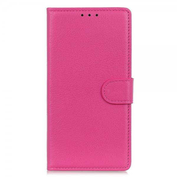 Sony Xperia 1 V Fodral Litchi Magenta