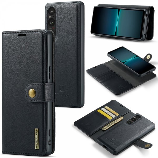 Dg.Ming Sony Xperia 1 V Fodral med Löstagbart Skal Svart
