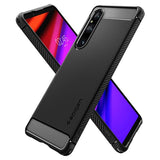 Spigen Sony Xperia 1 V Skal Rugged Armor Matte Black