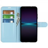 Sony Xperia 1 VI Fodral Litchi Blå