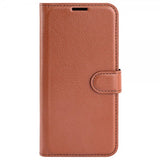 Sony Xperia 1 VI Fodral Litchi Brun