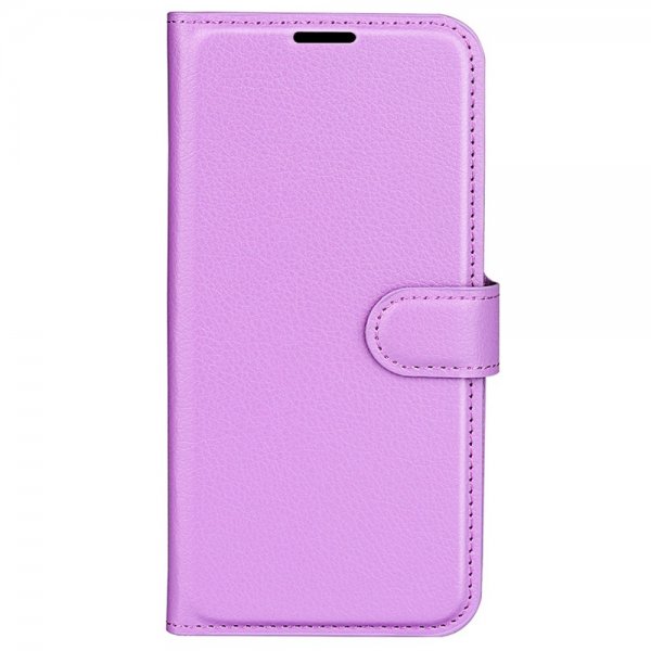 Sony Xperia 1 VI Fodral Litchi Lila