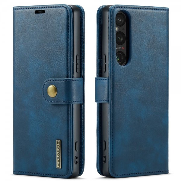 Dg.Ming Sony Xperia 1 VI Fodral med Löstagbart Skal Blå