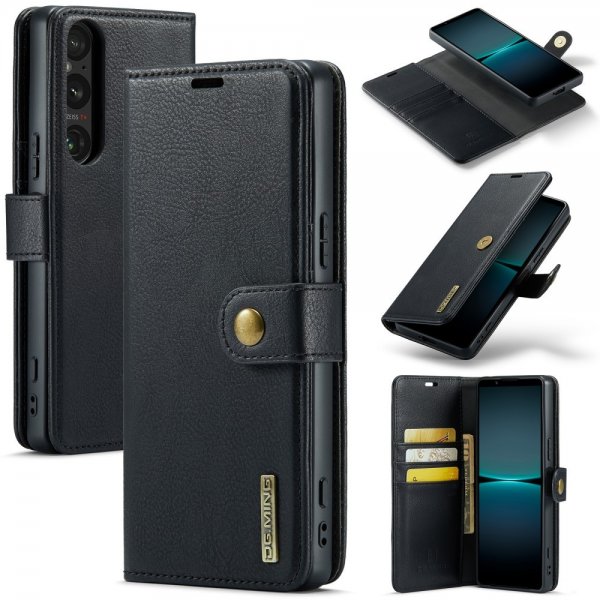 Dg.Ming Sony Xperia 1 VI Fodral med Löstagbart Skal Svart