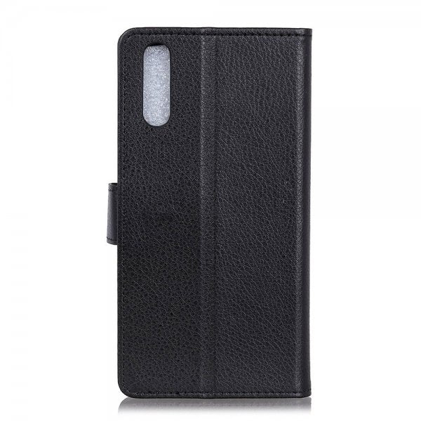 Sony Xperia 10 II Fodral Litchi Svart