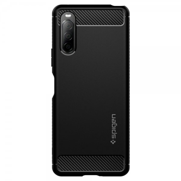 Spigen Sony Xperia 10 II Skal Rugged Armor Matte Black