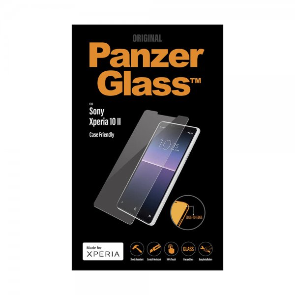 PanzerGlass Sony Xperia 10 II Skärmskydd CaseFriendly Edge-to-Edge