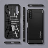 Spigen Sony Xperia 10 III Skal Rugged Armor Matte Black