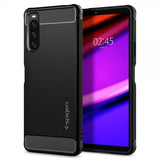 Spigen Sony Xperia 10 IV Skal Rugged Armor Matte Black