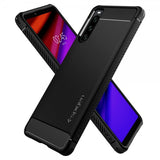 Spigen Sony Xperia 10 IV Skal Rugged Armor Matte Black