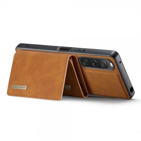 Dg.Ming Sony Xperia 10 V Skal M1 Series Löstagbar Korthållare Brun