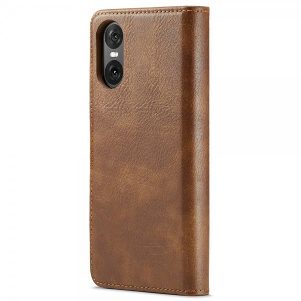 Dg.Ming Sony Xperia 10 VI Fodral med Löstagbart Skal Brun