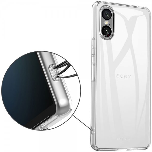 Nordic Covers Sony Xperia 10 VI Skal Feather Series Transparent