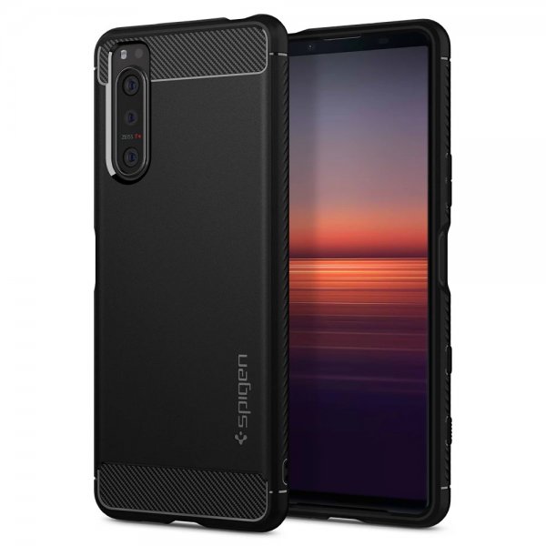 Spigen Sony Xperia 5 II Skal Rugged Armor Matte Black