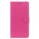 Sony Xperia 5 IV Fodral Litchi Magenta