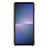 Sony Xperia 5 V Skal med två Kortfack Ljusbrun