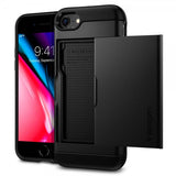 Spigen iPhone 7/8/SE Skal Slim Armor CS Svart
