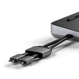 Satechi Dual Dock Stand Docking Station NVMe SSD Enclosure