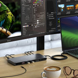 Satechi Thunderbolt 4 Docking Station med DisplayLink