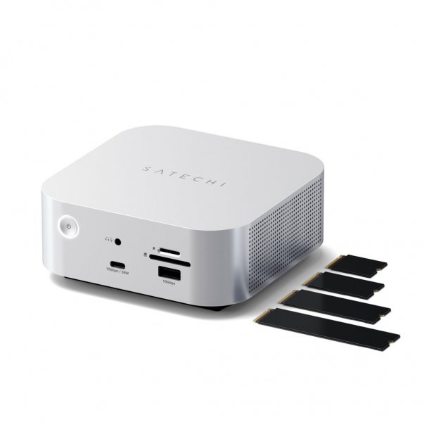 Satechi Thunderbolt 5 CubeDock med SSD-kabinett