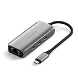 Satechi 4-i-1 USB-C-hubb med 2.5 Gigabit Ethernet