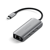 Satechi 4-i-1 USB-C-hubb med 2.5 Gigabit Ethernet