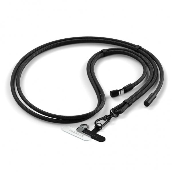 Satechi OntheGo Lanyardkabel USB-C 1.5m Svart