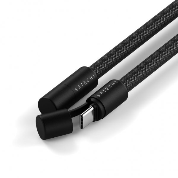 Satechi OntheGo Lanyardkabel USB-C 1.5m Svart