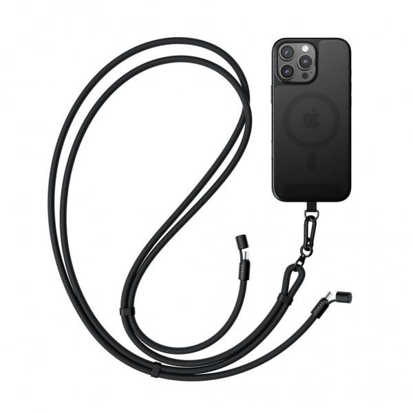 Satechi OntheGo Lanyardkabel USB-C 1.5m Svart