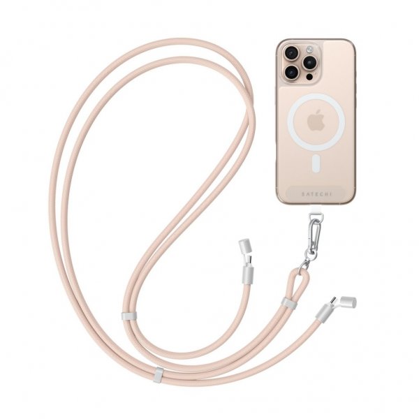 Satechi OntheGo Lanyardkabel USB-C 1.5m Desert Rose
