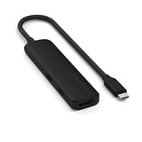 Satechi 4-i-1 USB-C Slim Multiport Adapter 4K Svart