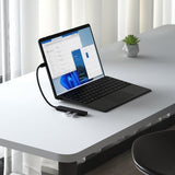 Satechi 4-i-1 USB-C Slim Multiport Adapter 4K Svart