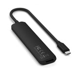 Satechi 6-i-1 USB-C Slim Multiport Adapter Svart