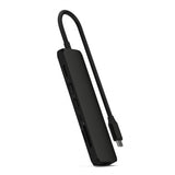 Satechi 7-i-1 USB-C Slim Multiport Adapter med Ethernet Svart