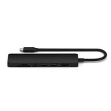 Satechi 7-i-1 USB-C Slim Multiport Adapter med Ethernet Svart
