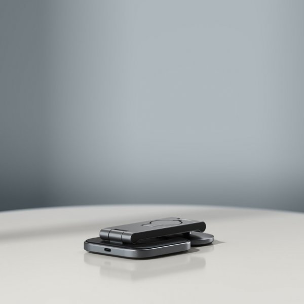 Satechi Trådlös Laddare 3-in-1 Foldable Qi2 Wireless Charging Stand MagSafe