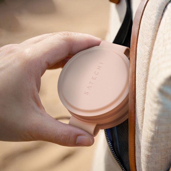 Satechi OntheGo 3-i-1 trådlös laddare Desert Rose