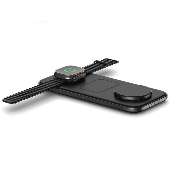 Satechi Trådlös Laddare Qi2 Trio Wireless Charging Pad MagSafe
