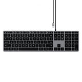 Satechi W3 USB-C-tangentbord Nordisk Layout