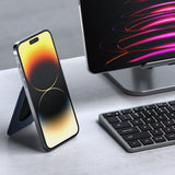 Satechi Korthållare Vegan-Leather Magnetic Wallet Stand Mörkblå