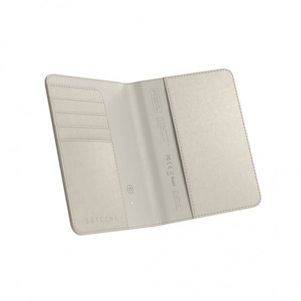 Satechi Vegan-Leather FindAll Passport Cover Sand