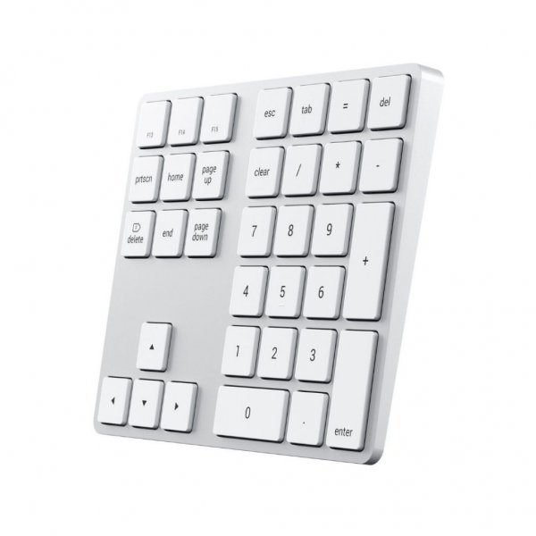 Satechi Trådlösa Utökade Numeriska Tangentbord Silver
