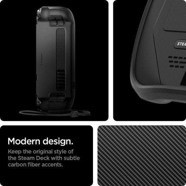 Spigen Steam Deck Skal Rugged Armor Matte Black